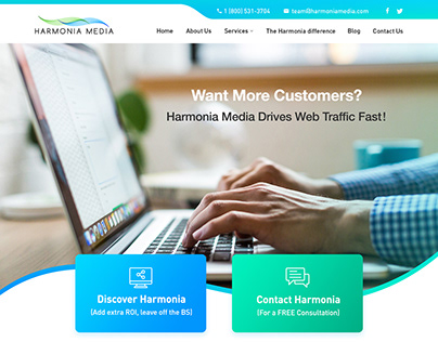 Harmonia media - website