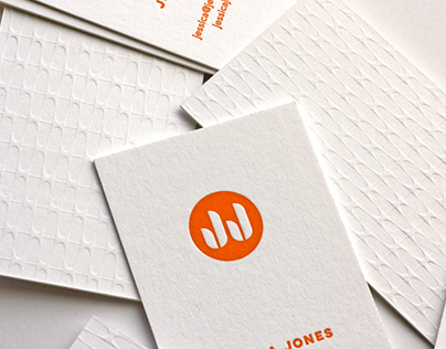 Letterpress business cards