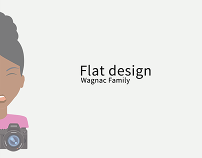 [Flat design] Wagnac Family - (06-08/2017)