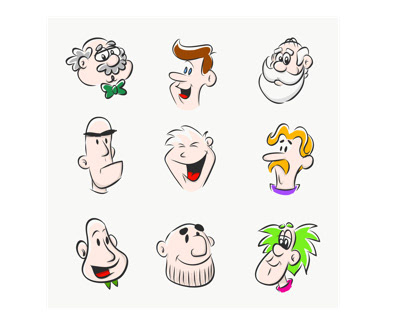 Ilustración de personajes