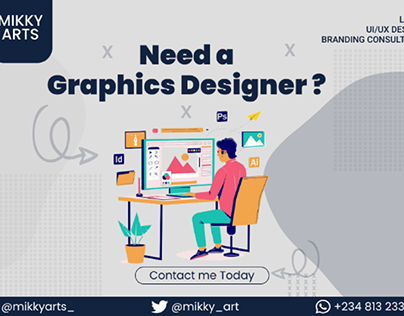 just incase you need a graphic designer