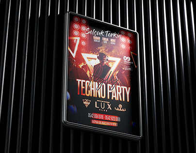 PAYDAY Techno Party Poster