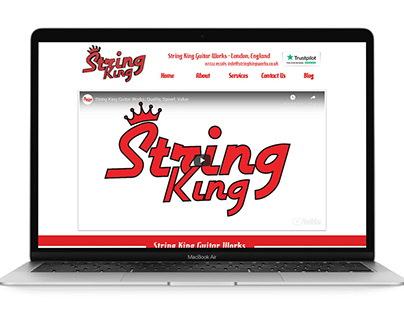String King Website & Logo (2018)
