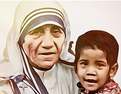 Mother Teresa Digital Art