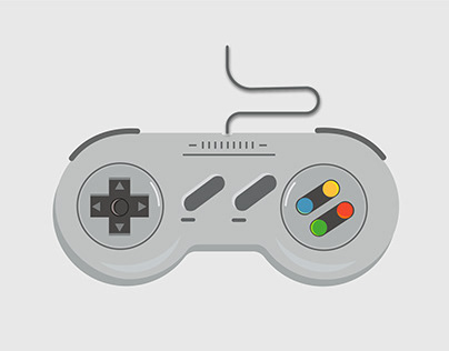 creative game console controler art and game icon
