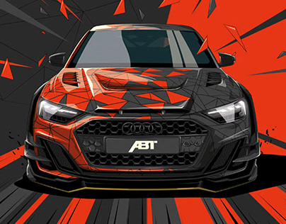 Audi /Abt Motorsport Magazine cover