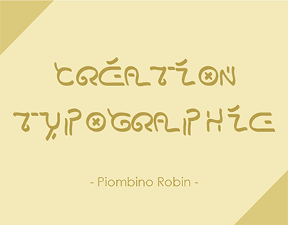 Travail typographique