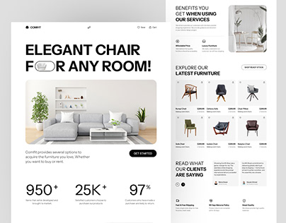 Furniture E-commerce Landing Page