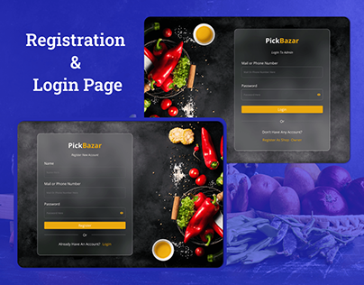 Registration & Login Page