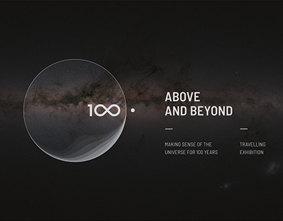 IAU100 exhibition – branding and visual design