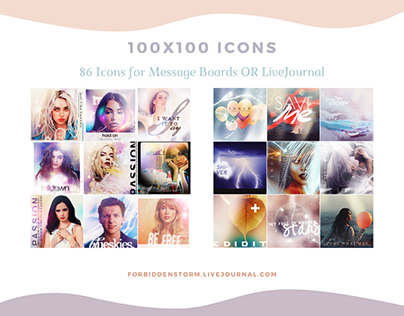 100x100 Icon Pack - 86 Icons