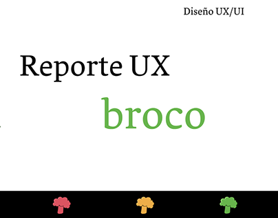 Broco - Reporte UX - Fernando Dal Verme