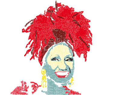 Poster Tipográfico 
Celia Cruz