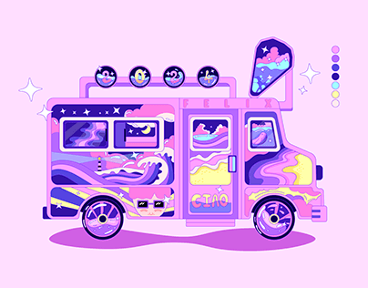 Morphing "Ice cream" car