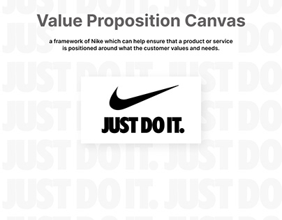 Value Proposition Canvas of NIKE