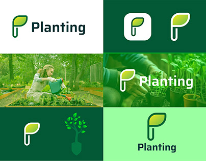 Planting Logo Design