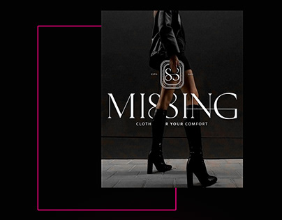 MISSING & LOGO FOR A CLOTHING BRAND