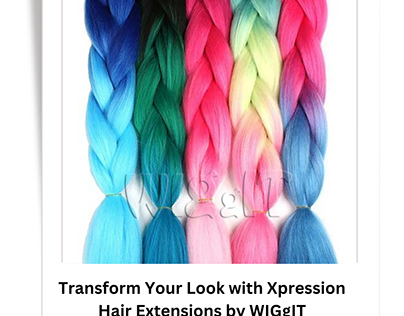 Get a New Look with Xpression Hair Extensions by WIGgIT