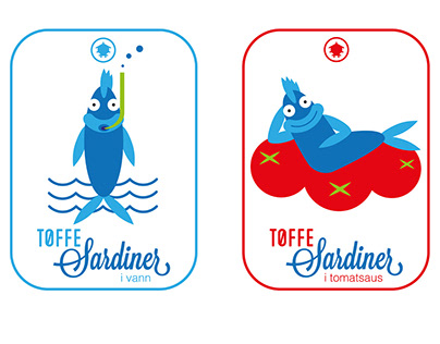 Labels - Tøffe Sardiner