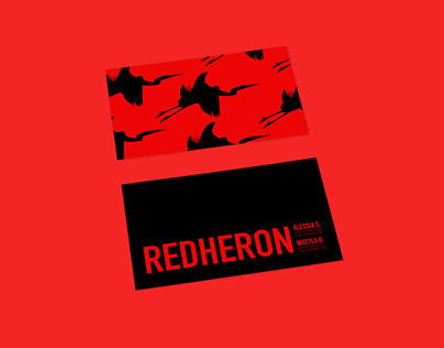 Logo design & Identity - Red Heron