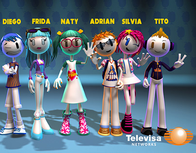 Mascotas canal TINN de Televisa Networks