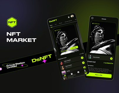 NFT Marketplace- Mobile Application UI