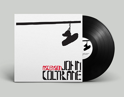 Vinyl Cover | Geometric Font | John Coltrane Ascension