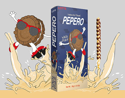 PEPERO White Cookie | Repackaging Concept
