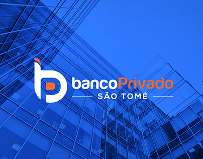 banco privado logo design