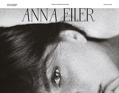 Landing page for photographer/ Anna Eiler