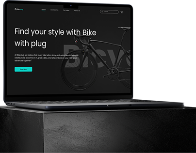 Bicycle store landing page