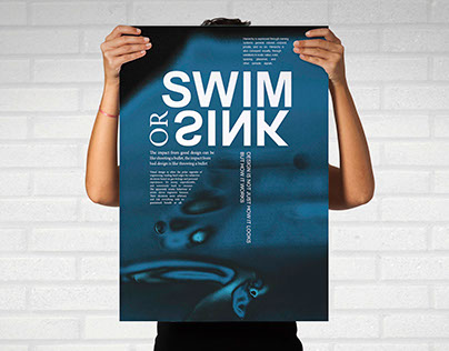 De-constructed Typography Poster