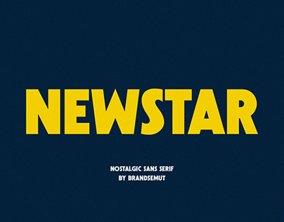 FREE FONT || Newstar - Nostalgic Sans Serif