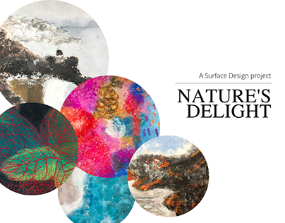 Nature's Delight - A surface design project
