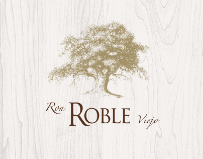 Desarrollo de identidad de marca para Ron Roble