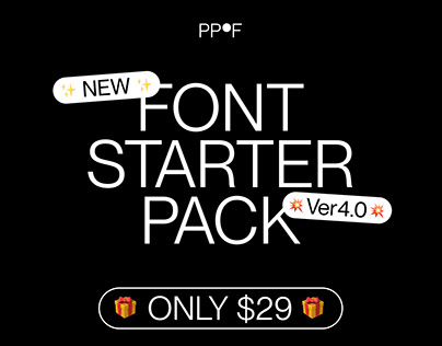 PP®F Font Starter Pack