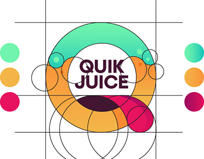 Quik Juice | Golden ration logo