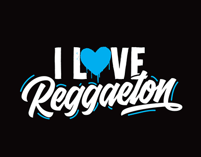 I Love Reggaeton - logo animation