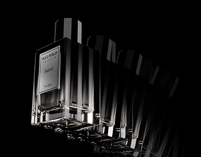 3D Perfume Render | Max Philip Private Satori