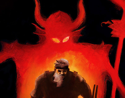 Errementari (el herrero y el diablo) ilustración/diseño