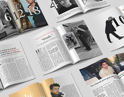 (UNOFFICIAL) GQ Tom Holland Magazine with Mockup