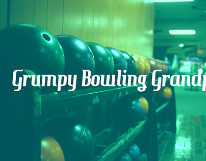Grumpy Bowling Grandpas Symbol Set