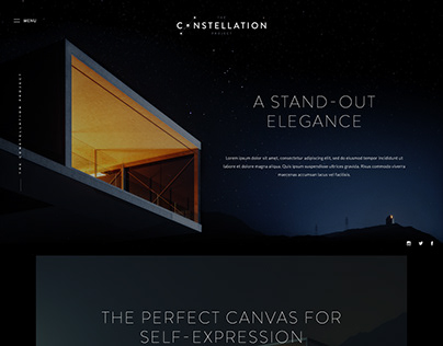 The Constellation Project - Web Design