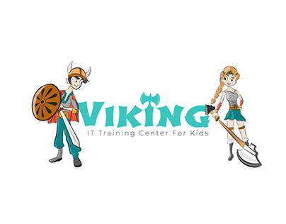 Logo concept for IT Training Center for Kids