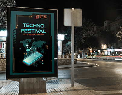 Poster - Techno Festival