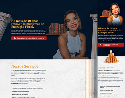 Project thumbnail - Landing Page | Míriam Ludmila Advocacia