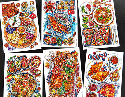 Food Art Illustration