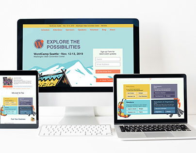 WordCamp Seattle 2019 Website design