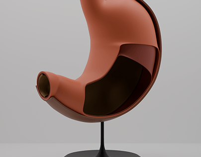 First steps in Blender / Stomach