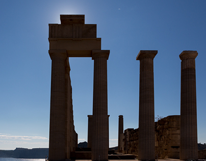 Greece - Lindos, Part-2    "The Acropolis Of Lindos"